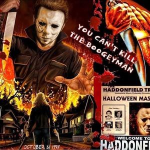 20 oz Halloween Horror Michael Myers Boogeyman stainless steel tumbler